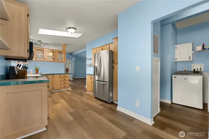 Laundry - Kitchen area