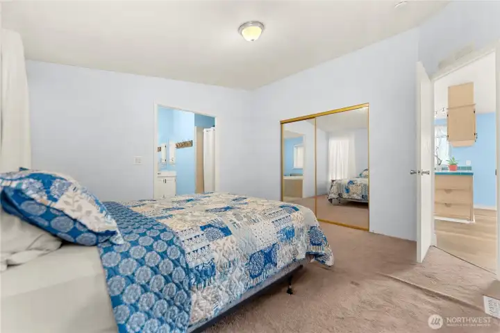 Large Primary with attached bath