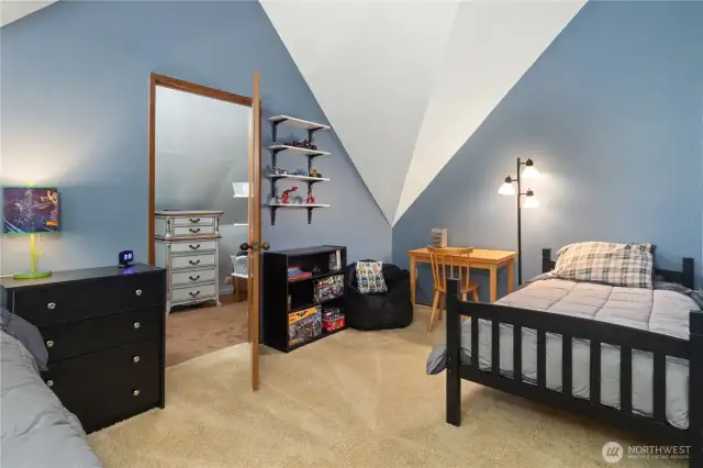 Upstairs third bedroom