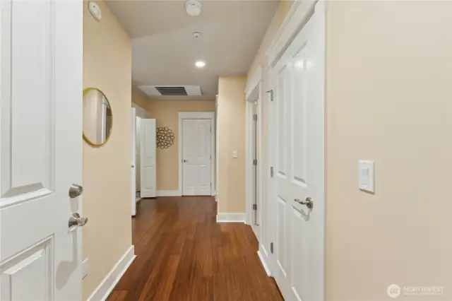 Welcoming entry to the condo.