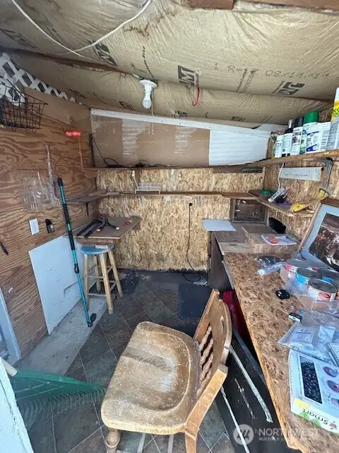 Inside shed 1