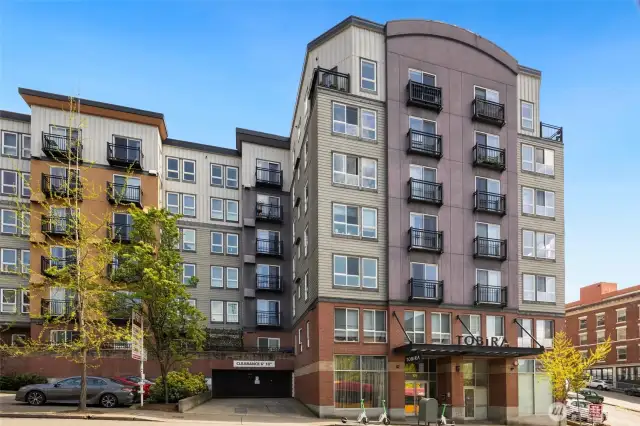 Welcome to Tobira—where downtown convenience meets modern comfort. This well-maintained building offers secure entry, stylish architecture, and easy access to everything Seattle has to offer.
