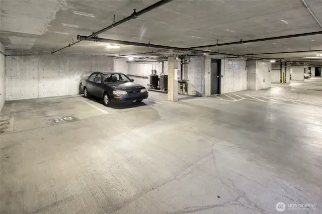 No street parking woes here—your own deeded parking space awaits in the secure garage. (#29)