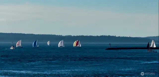 Enjoy the sailboats for a happy day.