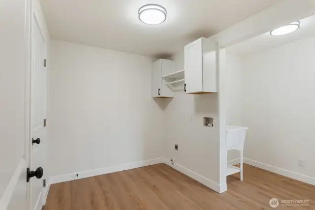 Another view of laundry room and mudroom. There's also a pantry!