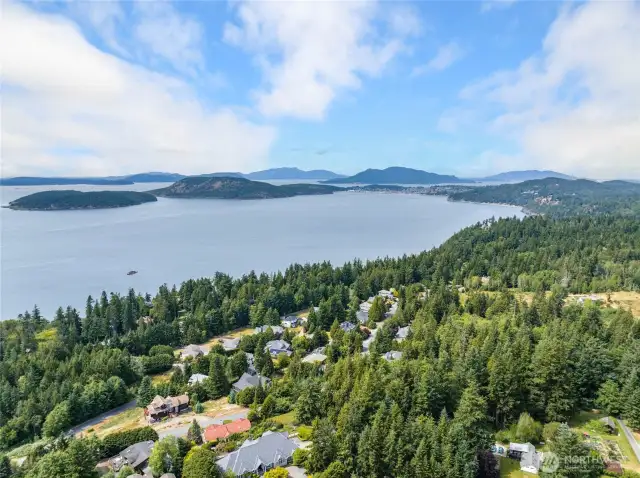 Wake up to panoramic views of Burrows Bay and the San Juan Islands—your own slice of Pacific Northwest paradise.