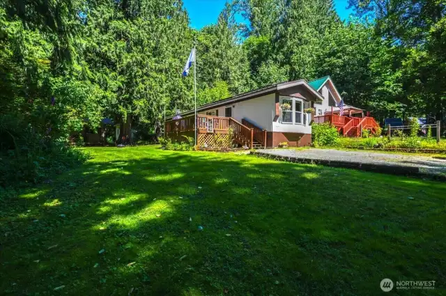 Gorgeous setting in both summer and winter, for the potential for year round income.