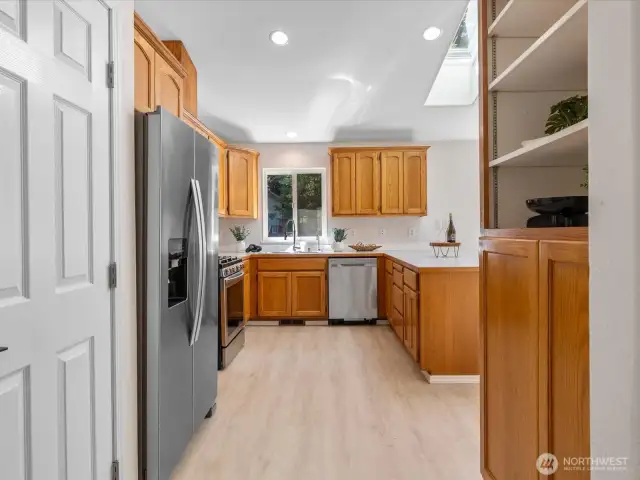 The heart of the home is both functional and inviting.