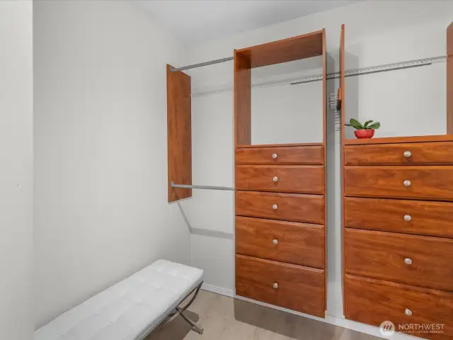 Large walk-in closet
