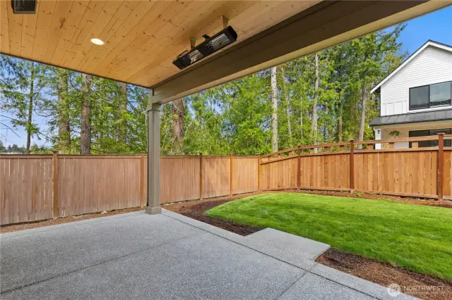 Fully fenced!