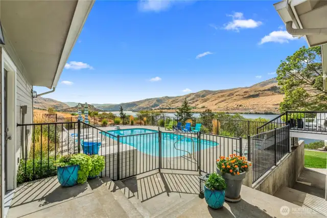 Pool with a view