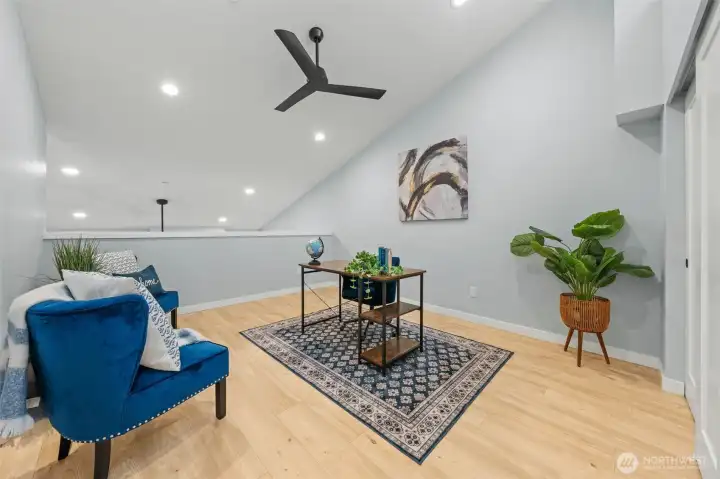 Loft makes a great bedroom, office or ?