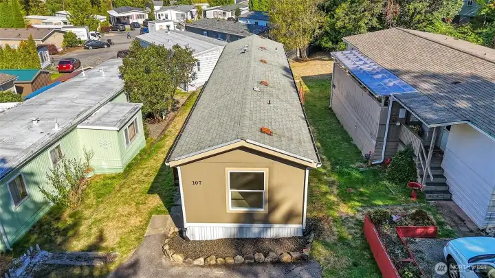 Freshly painted exterior brings charm and curb appeal to this inviting home.