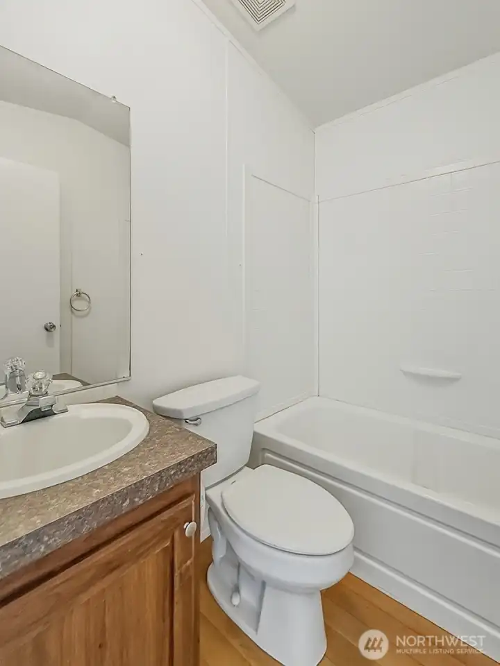 A welcoming guest bath, simple and functional for everyday use.