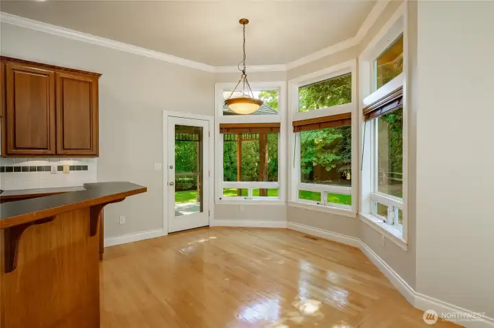 Dining room leading out to the patio