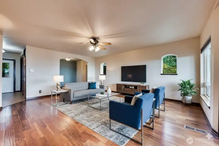 *Virtually Staged* Living room