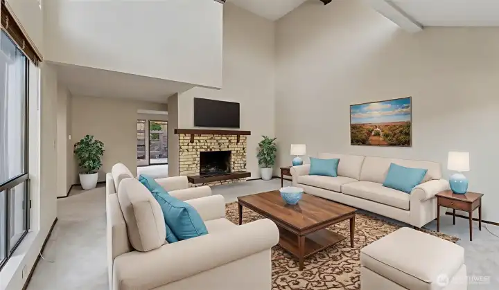 Virtually staged to help you picture effortless entertaining and relaxed living