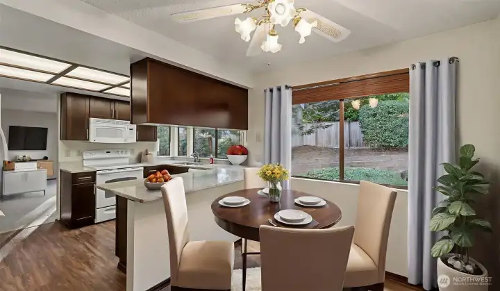 Virtually staged to show how charming this nook can be.