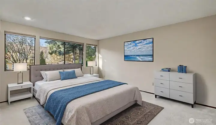 Virtually staged to highlight the spacious layout and natural light.