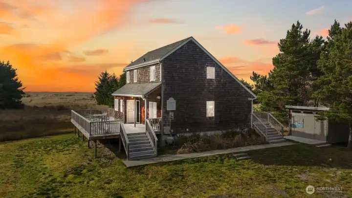 Your own peaceful stretch of the Pacific—2.5 acres of oceanfront dunes and shore pines with the rare ability to vacation rent.