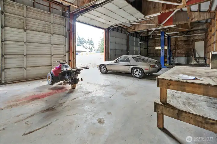Interior Of Nine Bay Garage