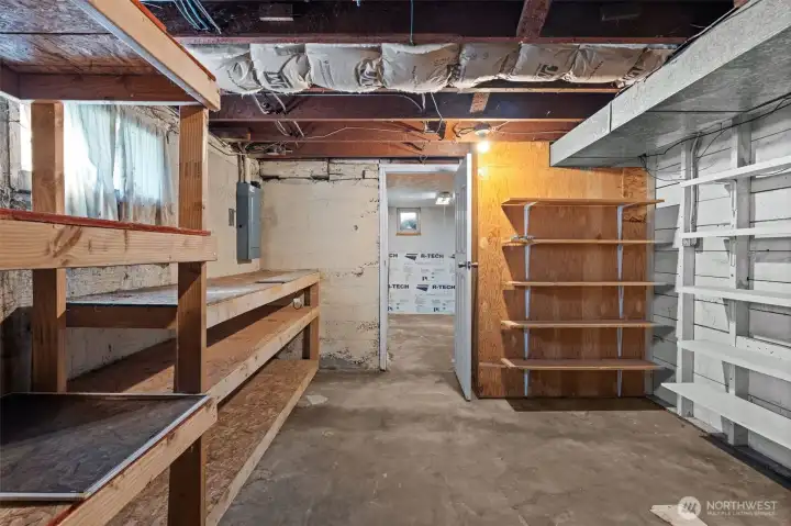 Unfinished basement ready for your ideas!