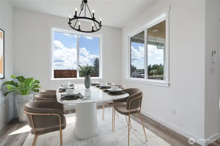 Dining Area - Picture of a different duplex.