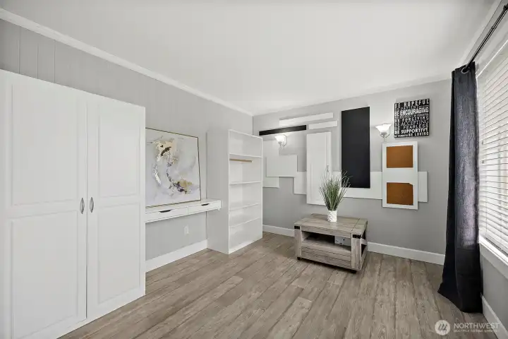 Spacious office/den on main floor.