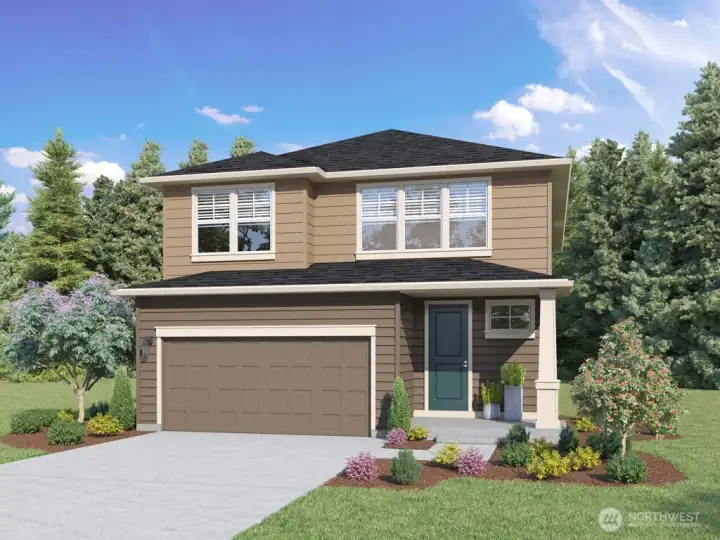 Front elevation of home
