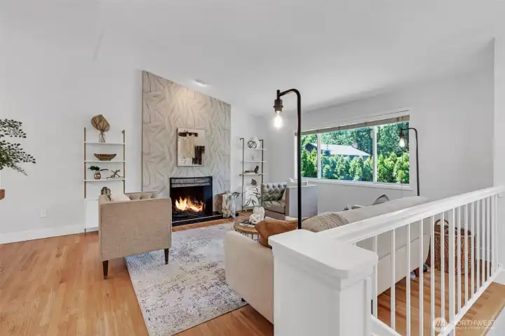 spacious living room