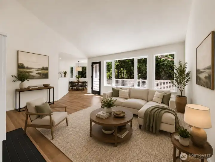 Virtual Staging Shown