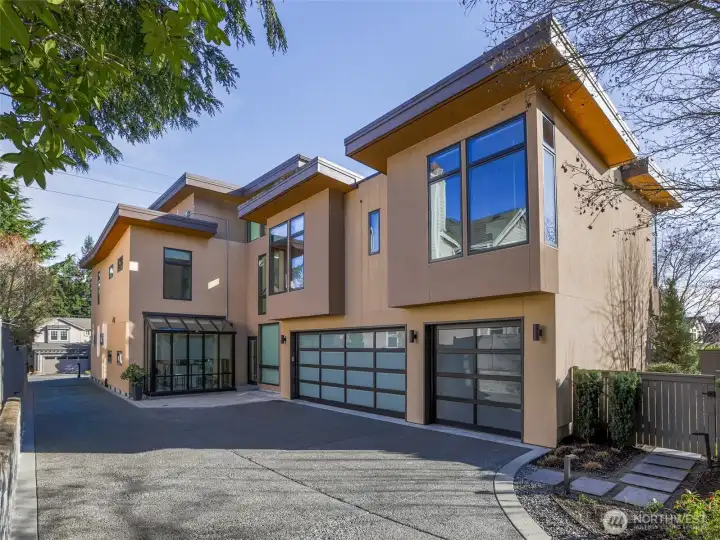 Gated driveway
