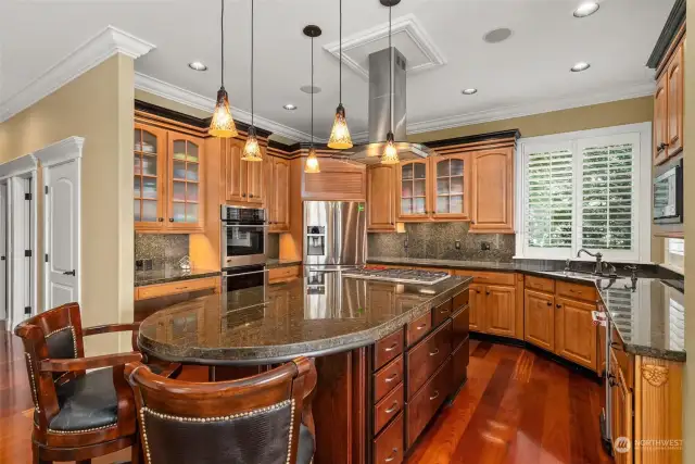 Well appointed Kitchen with island