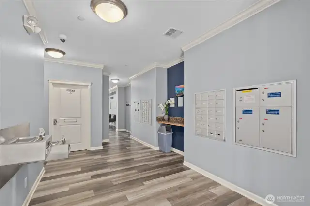 Main Hall – Convenient Mail Area Just Off the Lobby!