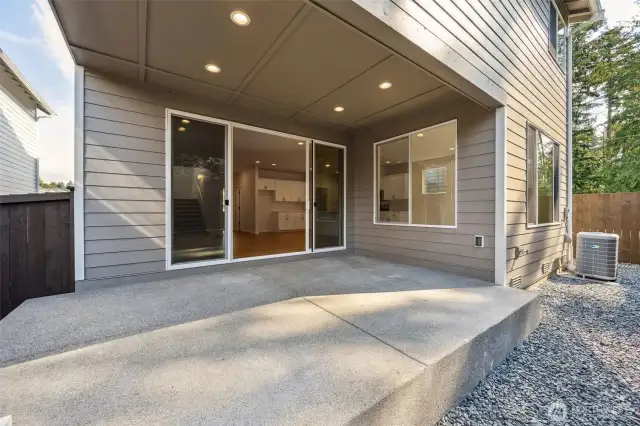 Example rear patio