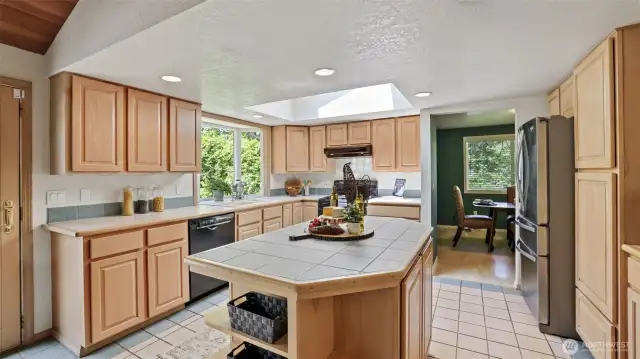 Ample storage throughout with plentiful cabinets and drawers to keep everything organized and within reach!
