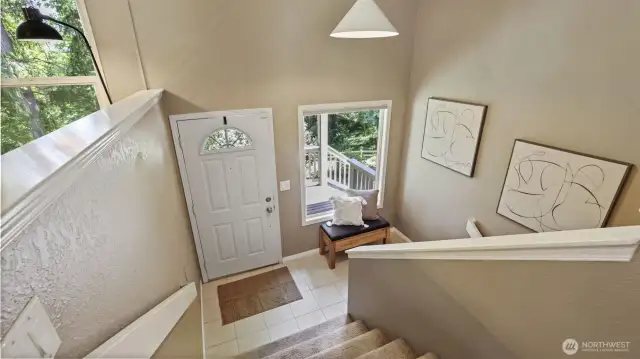 Welcoming split-entry design offers immediate access to both upper and lower levels—perfect for versatile living and privacy!