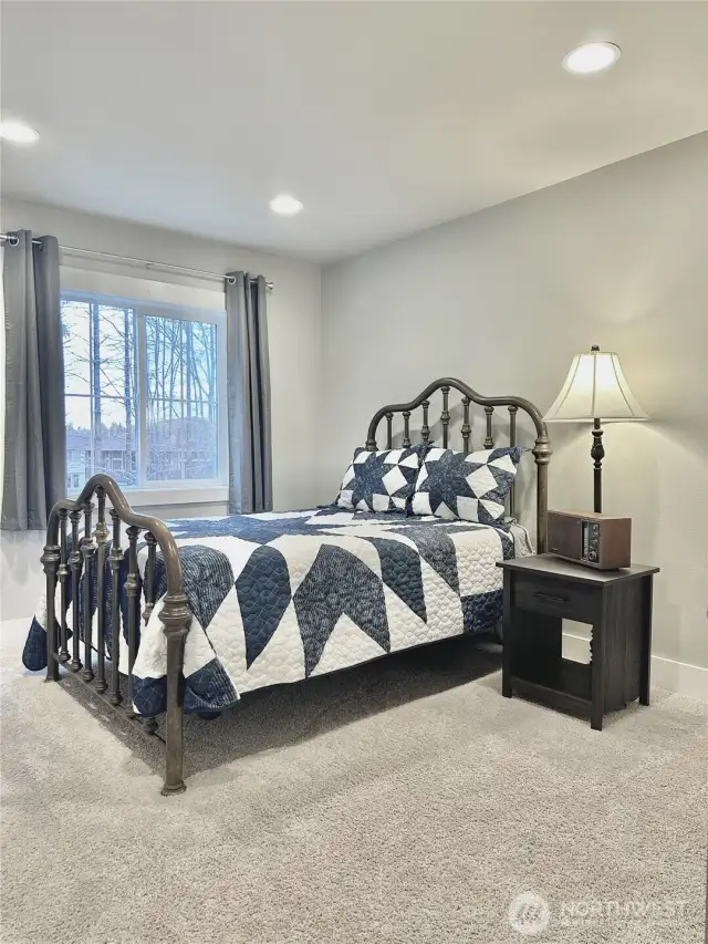 3rd upstairs bedroom facing green belt