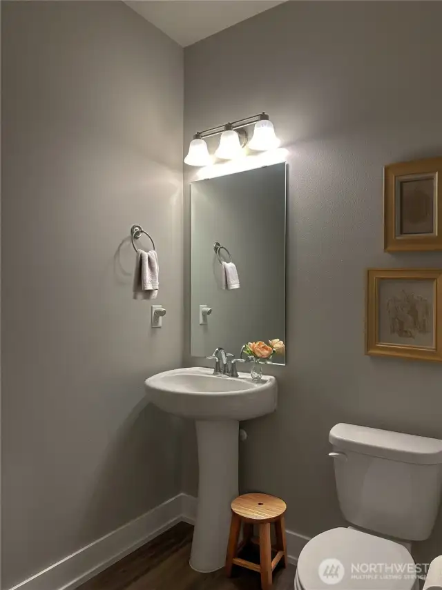 Main floor powder room (Virtually Staged)