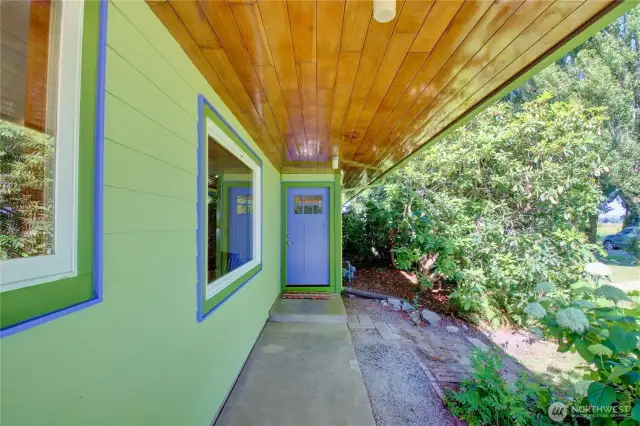 Front door.