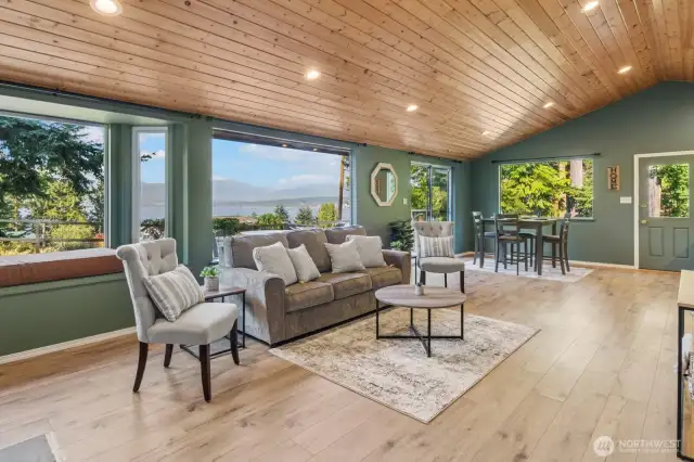 Beautiful vaulted ceilings