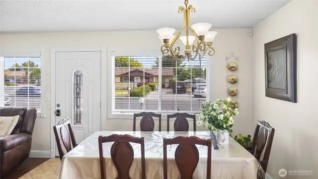 Classy dining room area!