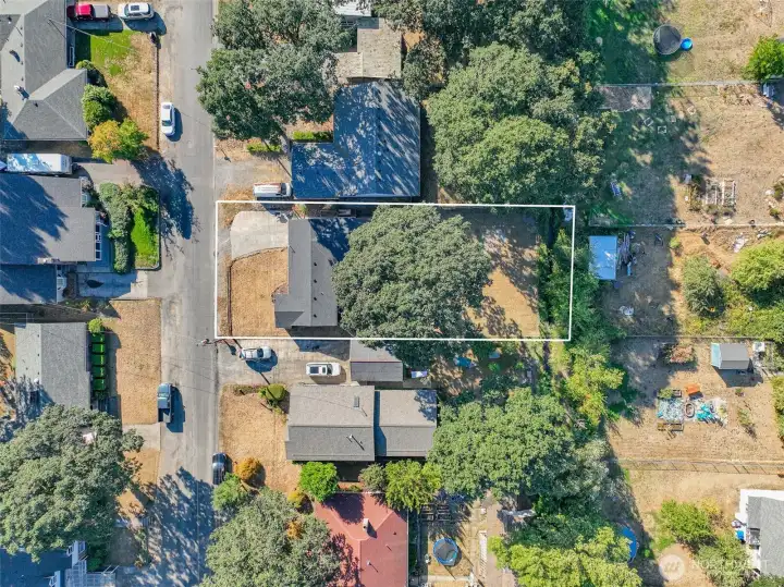 Spacious lot with mature landscaping in a convenient location.