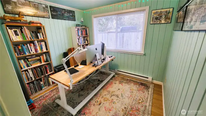 Bedroom being used as an office