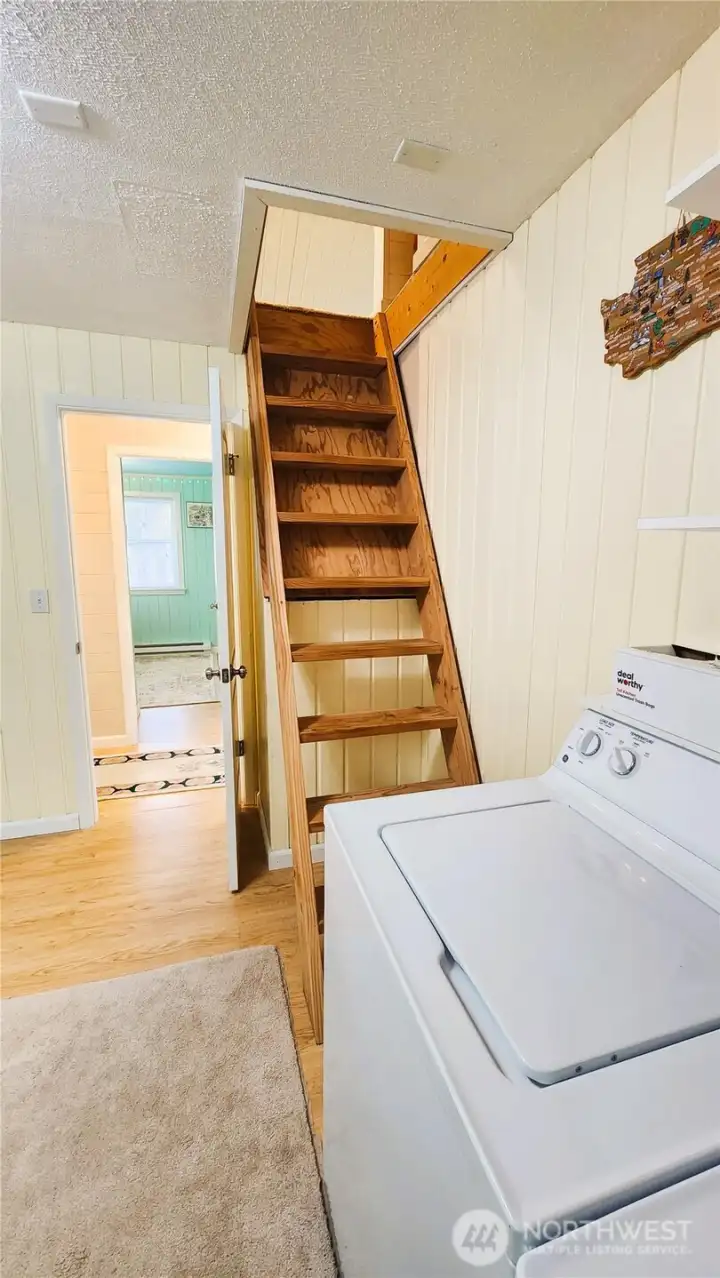 Stairs to upper bedroom