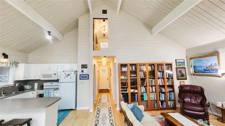 Possible secondary entrance to upper bedroom