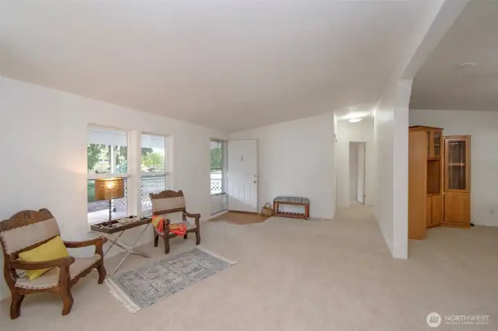 Entrance with Hallway to 2 Guest Bedrooms-Separated from Primary