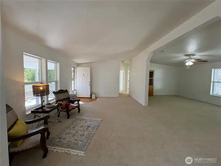 Center-Hallway to 2 Bedrooms and Guest Bath