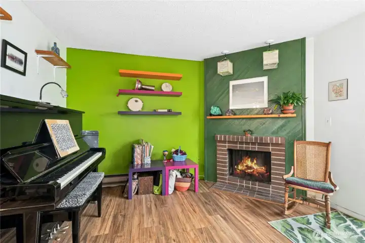 East facing living room