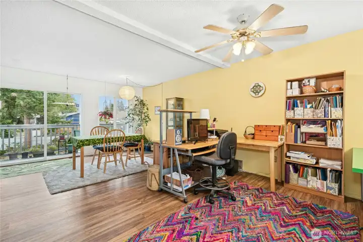 Living room opens to terrace